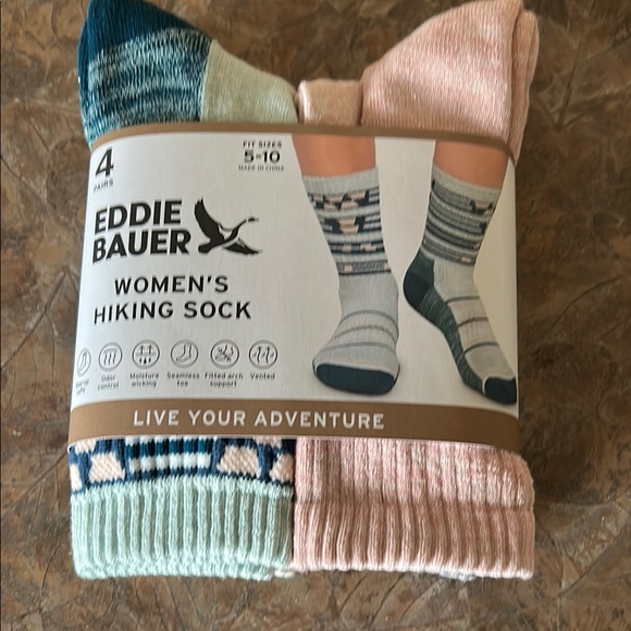 Eddie Bauer Women's Hiking Socks - 4 Pack - Picture 1 of 11